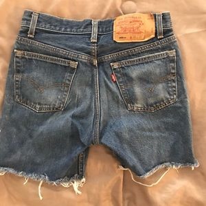 Levi’s cut off shorts
